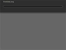 Tablet Screenshot of freetuts.org